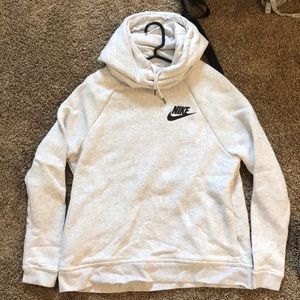 light grey Nike sweatshirt